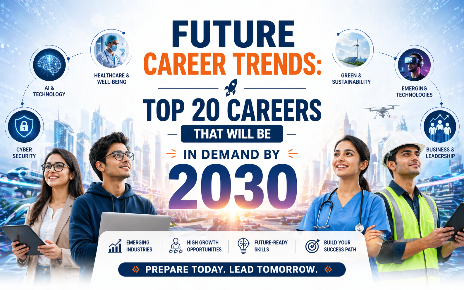 Future Career Trends: Top 20 Careers That Will Be in Demand by 2030